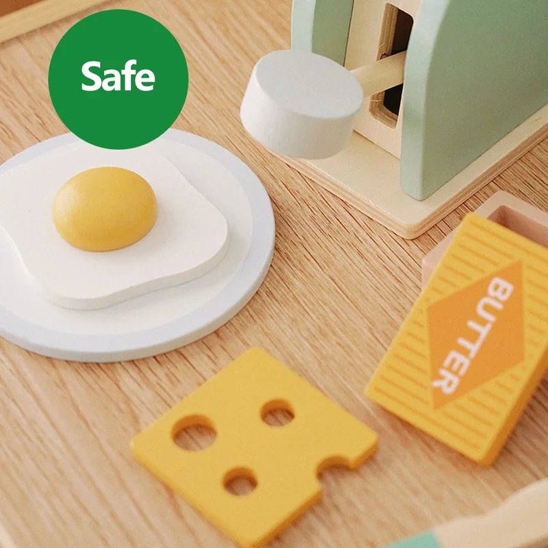 لعبة محمصة خبز خشبية للأطفال،  - مراجعة Kids Outdoor Kitchen Accessories وسعره