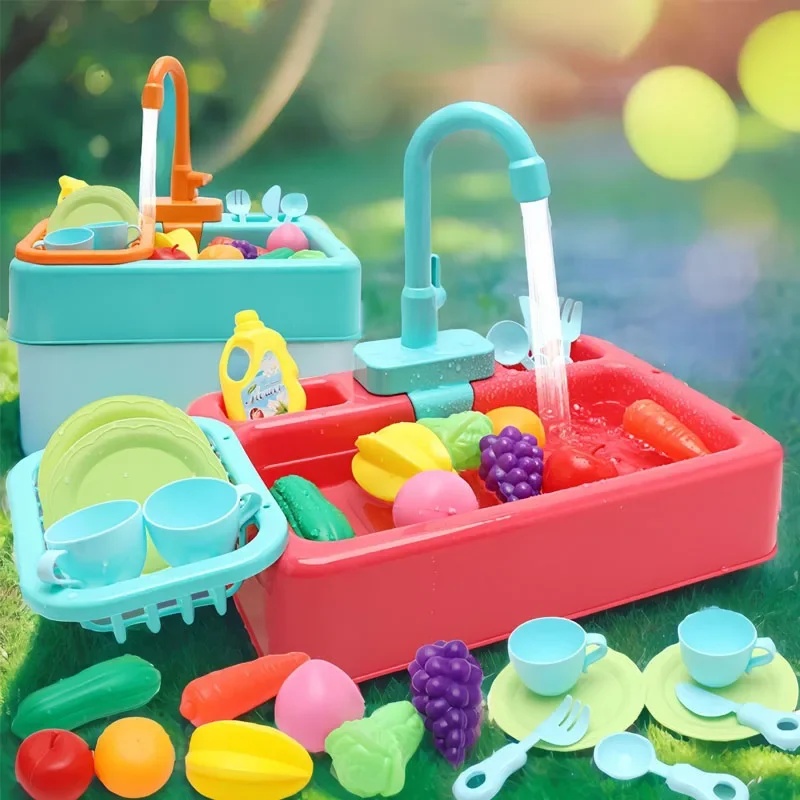 مجموعة ألعاب مطبخ بلاستيكية لل - مراجعة Kids Outdoor Kitchen Accessories وسعره